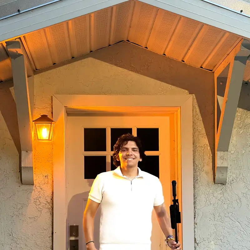 On location at a property